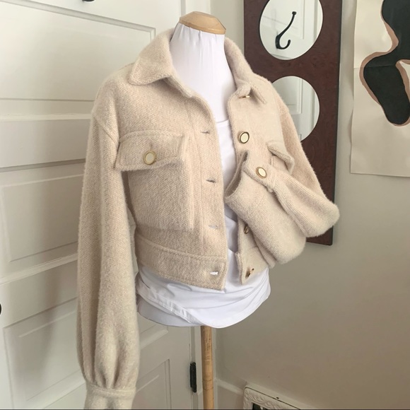 Jackets & Blazers - Soft Knit Crop Jacket